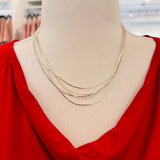 5 Strand Gold and Silver Necklaces