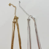 5 Strand Gold and Silver Necklaces