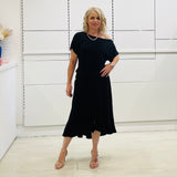 Black Rachel Ruffle skirt