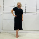 Black Rachel Ruffle skirt