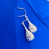 Sterling Silver Filigree Drops