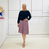 Black Gracie Bamboo Banded Top