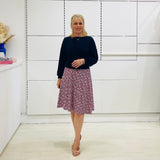 Black Gracie Bamboo Banded Top