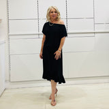 Black Rachel Ruffle skirt