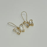 Crystal butterfly earrings
