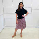 Ella Geo Pink Skirt