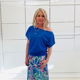 Sapphire Off the shoulder top