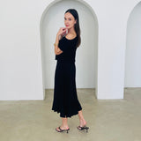 Black Rachel Ruffle skirt