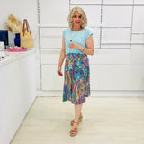 Rainbow Rhapsody Midi Skirt