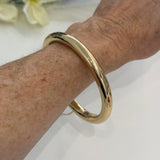 Medium Round Bracelet - Gold