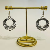 Filagree Heart & Wreath Earrings