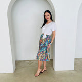 Rainbow Rhapsody Midi Skirt