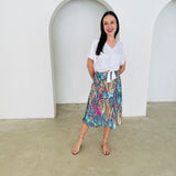 Rainbow Rhapsody Midi Skirt
