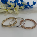 Medium Round Bracelet - Gold