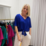 HARPO Top - Sapphire Blue