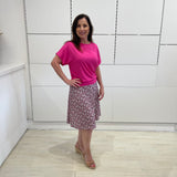 Ella Geo Pink Skirt