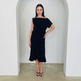 Black Rachel Ruffle skirt