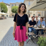 Pink A Line Skirt