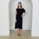 Black Rachel Ruffle skirt