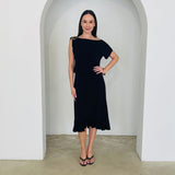 Black Rachel Ruffle skirt