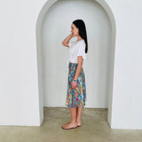 Rainbow Rhapsody Midi Skirt