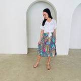 Rainbow Rhapsody Midi Skirt