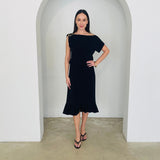 Black Rachel Ruffle skirt