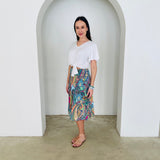 Rainbow Rhapsody Midi Skirt