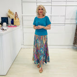 Rainbow Rhapsody Maxi - Long Skirt