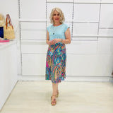 Rainbow Rhapsody Midi Skirt