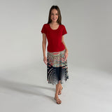 Eastern Empire Midi Skirt