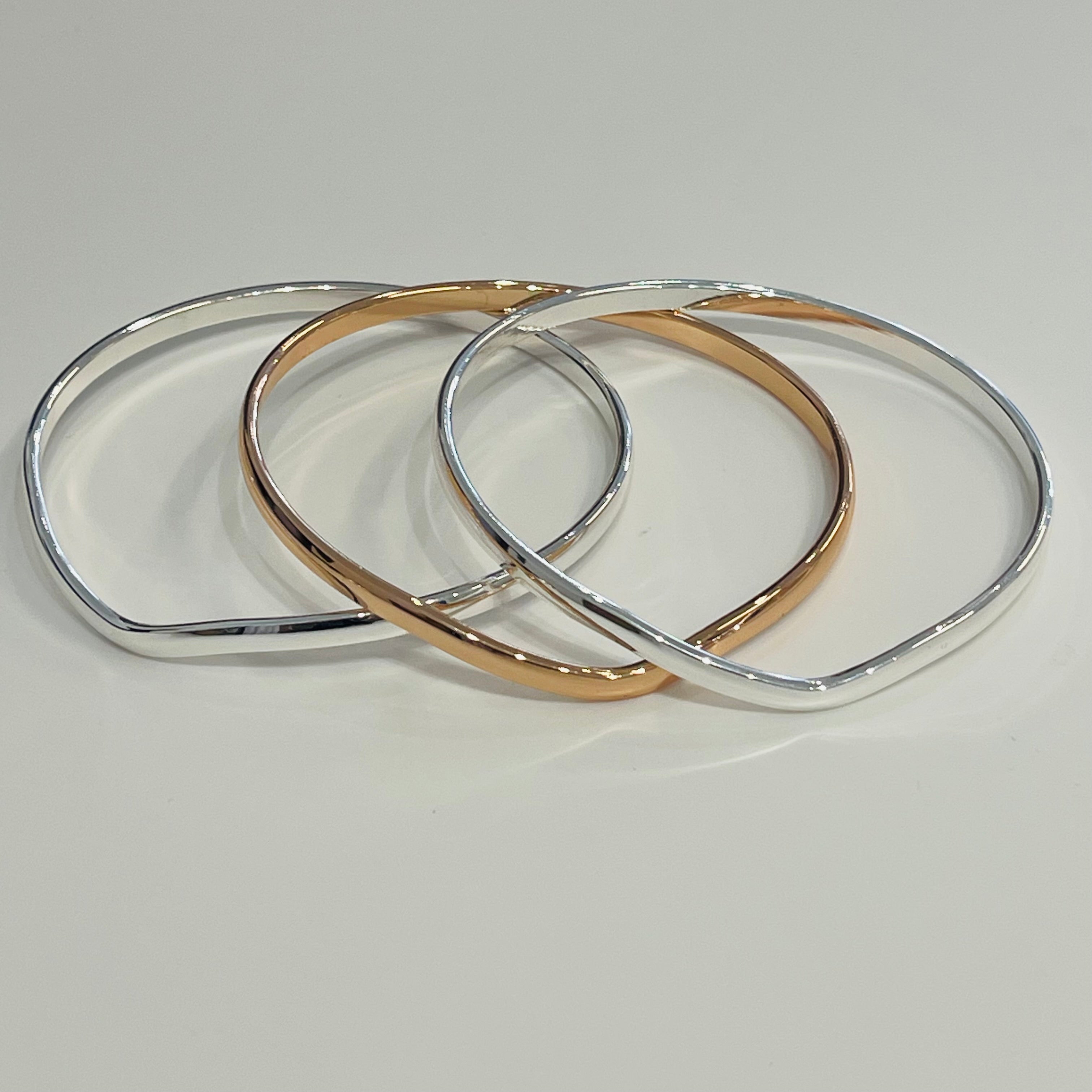 Three Point Nesting Set Bangles