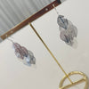 Silver Leaf Dangly Earrings