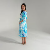 Jacqueline Dress- Azure Bay