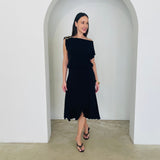 Black Rachel Ruffle skirt