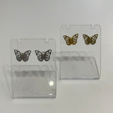 Silver Plated Butterfly Stud Earrings