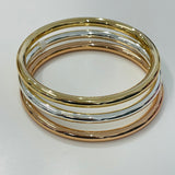 Small Round Silver Bracelet