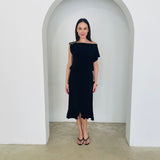 Black Rachel Ruffle skirt