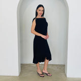 Black Rachel Ruffle skirt