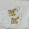 Fleur De Lis Drop Earrings