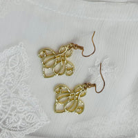 Fleur De Lis Drop Earrings