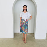 Rainbow Rhapsody Midi Skirt