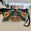 Embroidered Clutch Bag