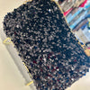 Black Sequin evening Bag