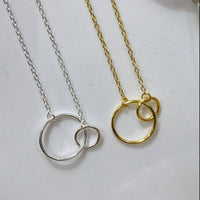 Two of Us Circle Necklace