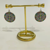 Aztec Round drop earrings Easily match