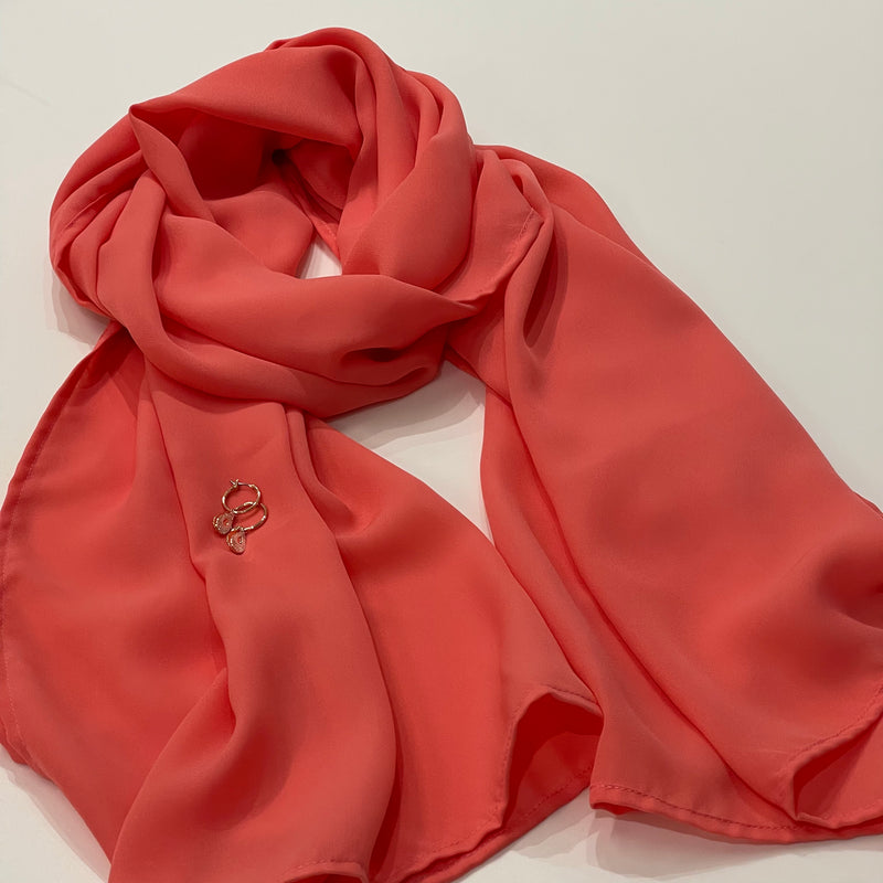 Coral Scarf