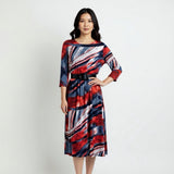 Red Slash Beth Dress