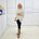 Cream knit jumper/sweater.Long sleeve, high neckline, asymmetrical hemline woolen winter jumper.
