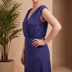 Gaia Maxi Navy Sapphire Dress